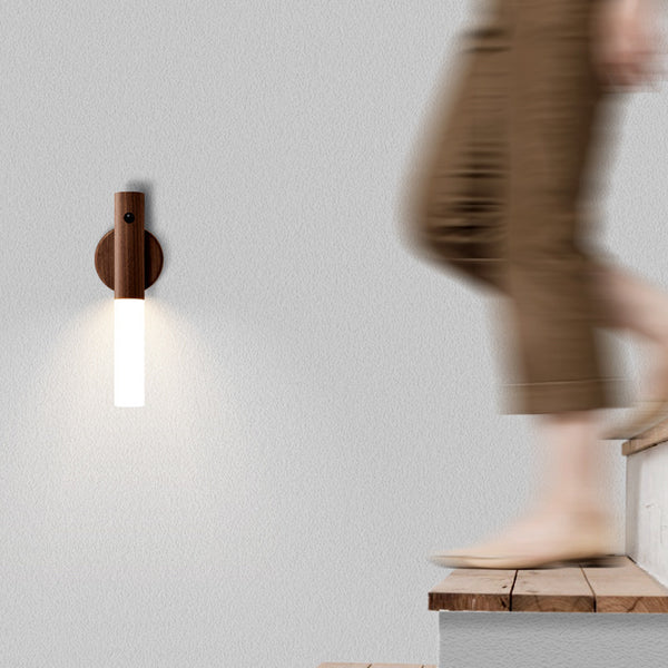 SmartGlow Wooden LED Desk Lamp